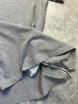 Stone island grey polo shirt