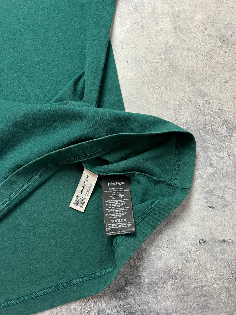Palm angels dark green kill the bear tee