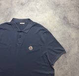 Moncler navy polo shirt