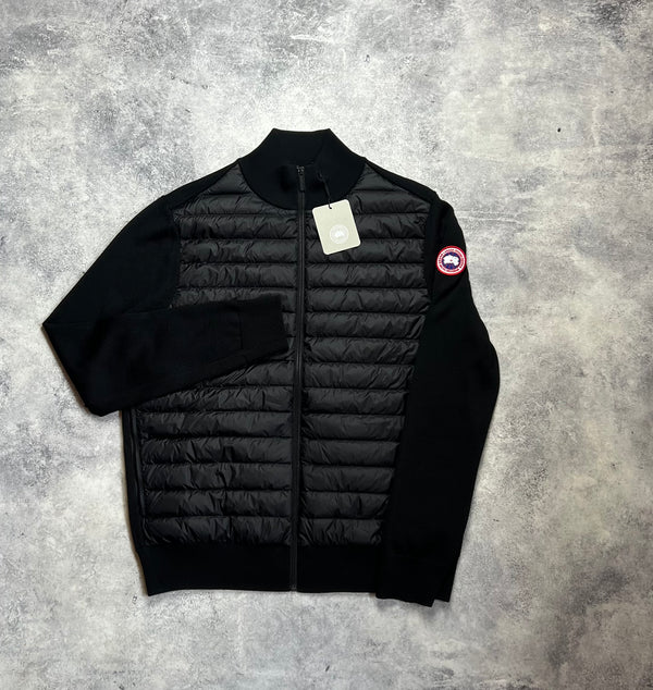 Canada goose black light hybridge knit jacket