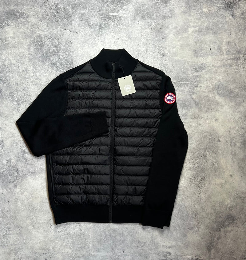 Canada goose black light hybridge knit jacket