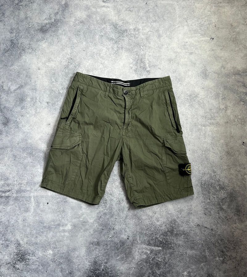 Stone island 2020 khaki cargo shorts