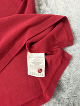 Moncler burgundy polo shirt