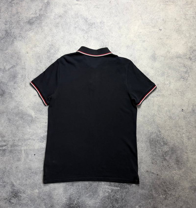 Moncler navy polo shirt