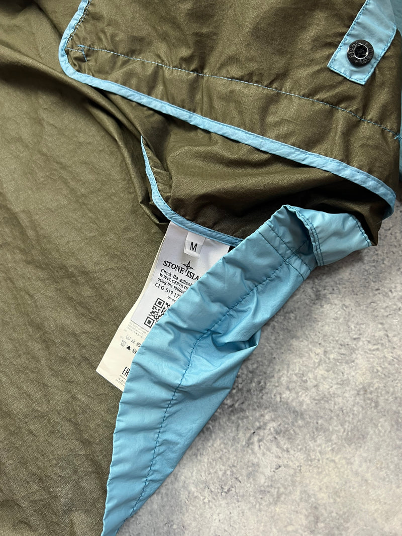 Stone island 2017 light blue membrana 3L TC zip up jacket
