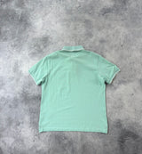 Stone island mint green polo shirt
