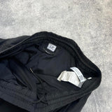 CP company black chrome cuffed cargo trousers