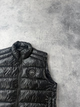 Canada goose black Crofton gilet black label
