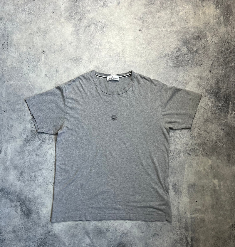 Stone island 2018 grey graphic tee