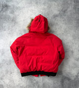 Canada goose red chilliwack bomber jacket