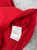 Moncler red arm logo tee