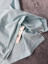 Stone island aqua blue polo shirt