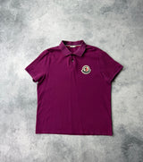 Moncler purple polo shirt
