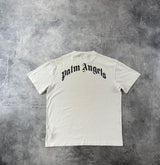 Palm angels white broken palm tree tee