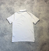 Stone island white polo shirt
