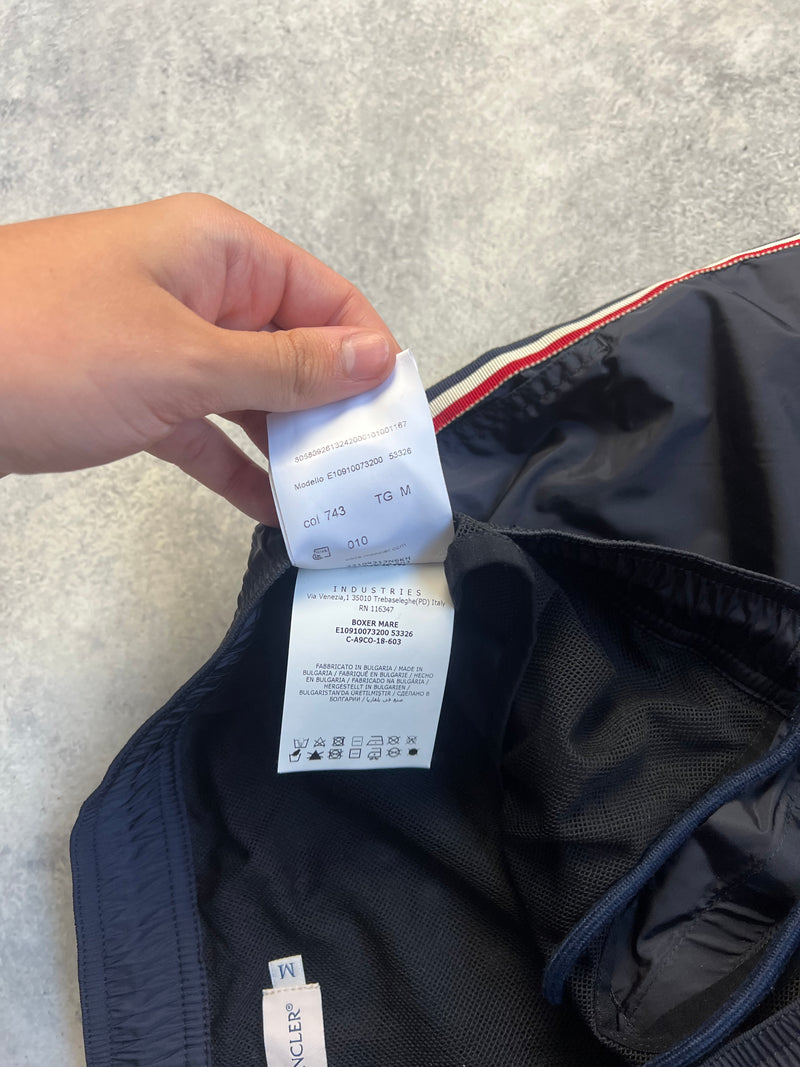 Moncler navy swim shorts