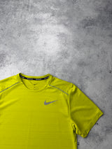 Nike lime green miler tee