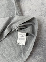 Moncler grey rib neck tee