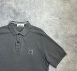 Stone island 2015 grey polo shirt