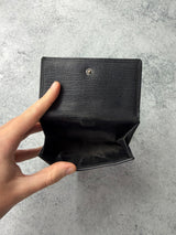 Gucci vintage GG cloth black wallet