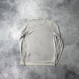 Stone island 2018 hand sprayed two tone knit jumper