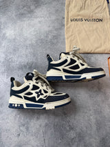 Louis Vuitton marine blue skate trainers