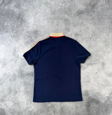 Gucci navy blue stripe polo shirt