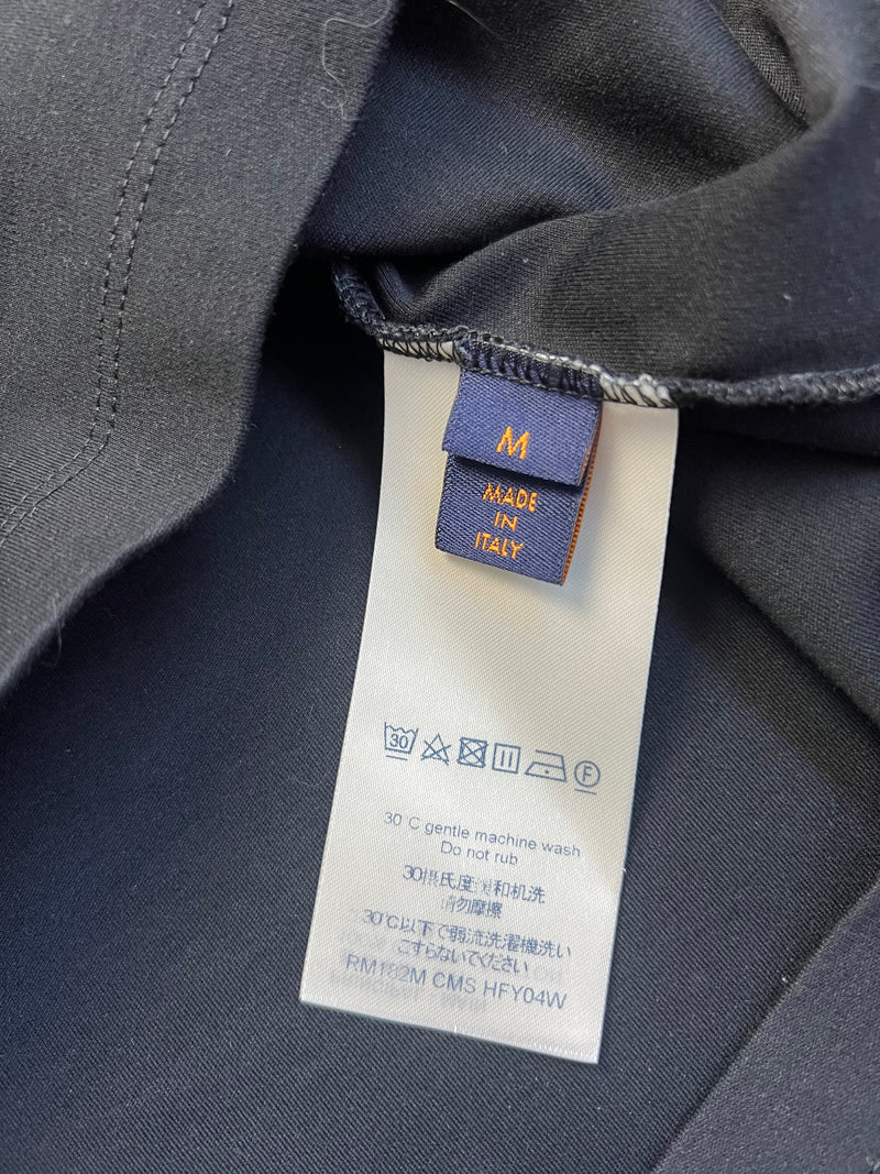 Louis Vuitton black upside down logo tee