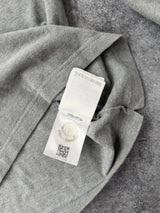 Moncler grey L/S polo shirt