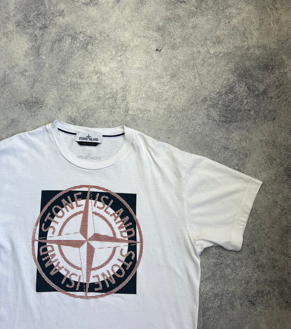 Stone island 2022 white tee