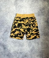 Bape camo cotton shorts