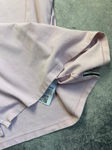 Stone island pink polo shirt