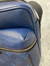 Louis Vuitton cobalt blue monogram outdoor messenger bag