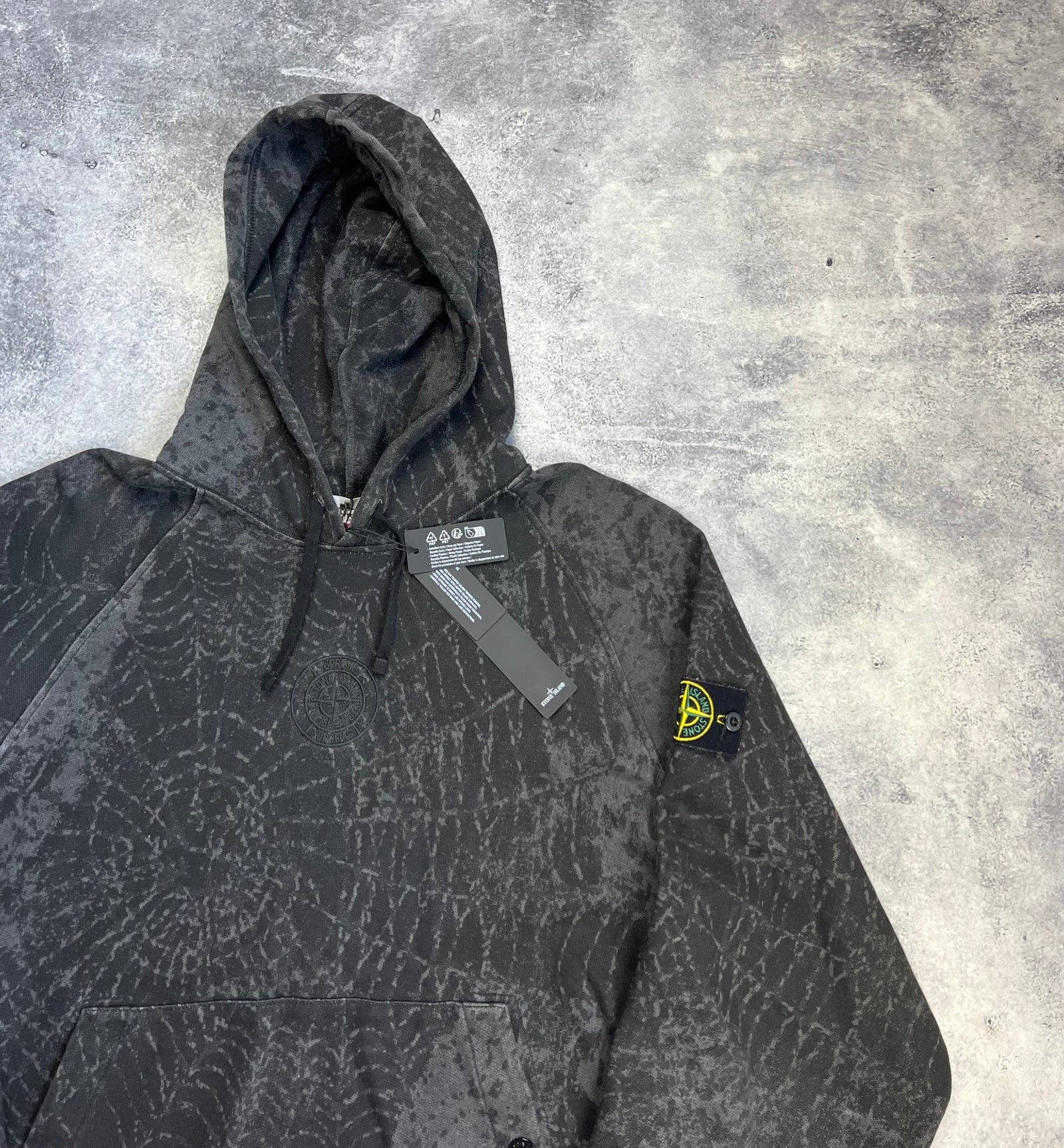 Stone island x supreme 2023 pullover spiderweb hoodie – MrBreckz