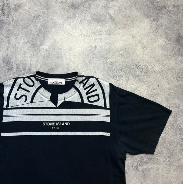 Stone island 2022 navy graphic tee