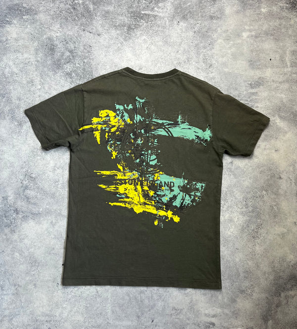 Stone island 2020 khaki graphic tee