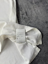 Moncler white polo shirt