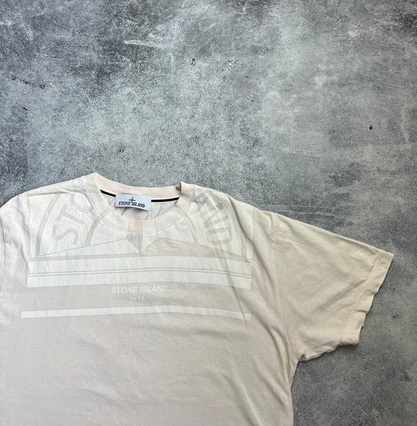 Stone island 2022 light pink graphic tee