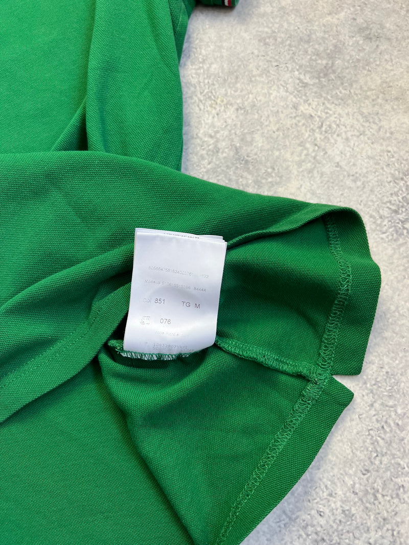 Moncler green polo shirt