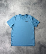 Nike dri-fit light blue tee