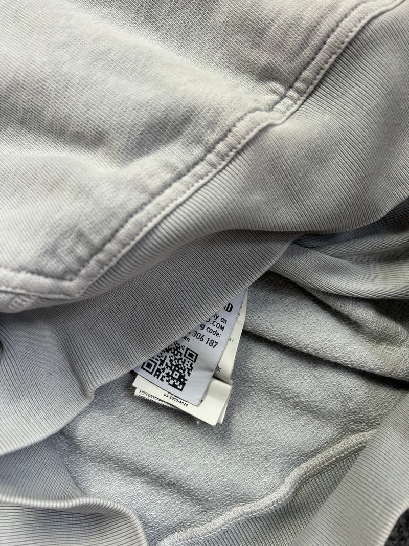 Stone island 2017 light grey pullover hoodie