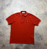 Stone island 2019 red polo shirt