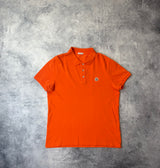 Moncler orange polo shirt