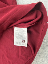 Moncler burgundy red polo shirt