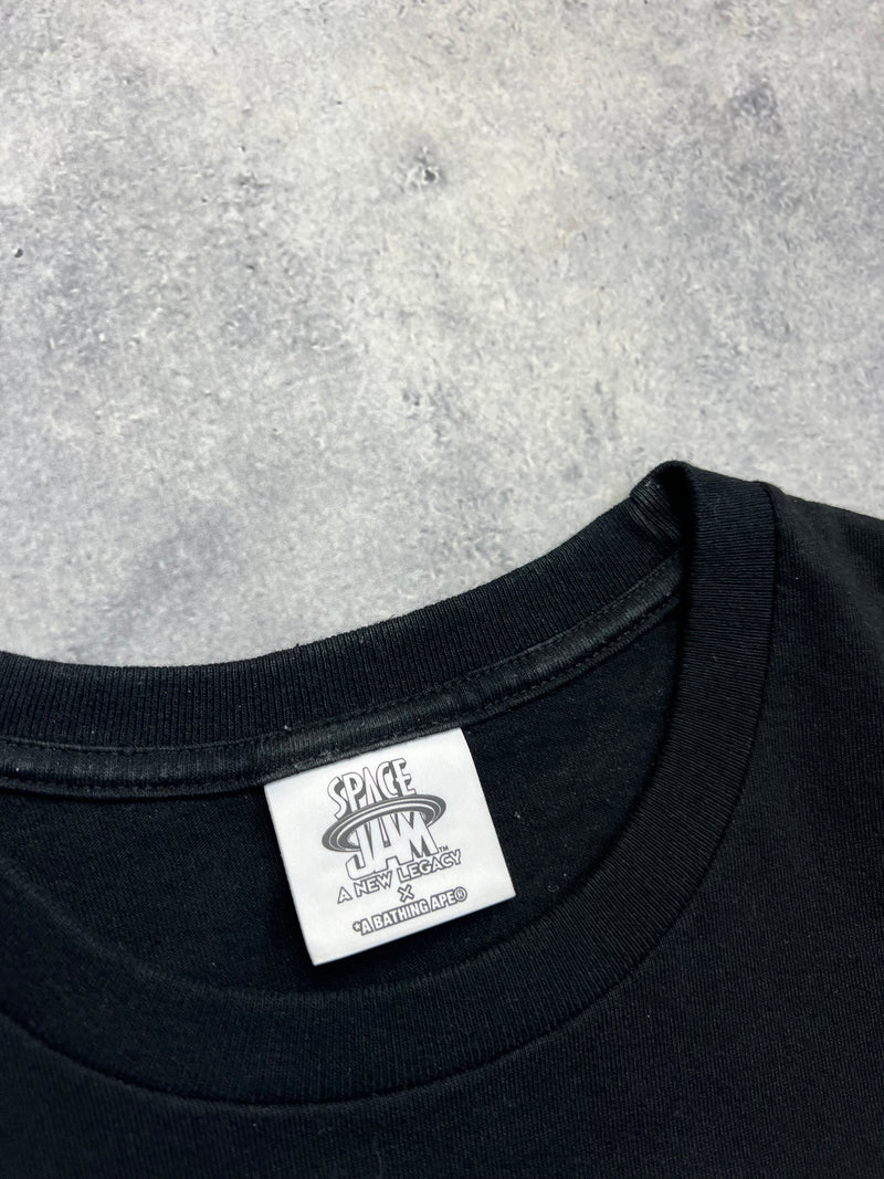 Bape x space jam tune squad black tee