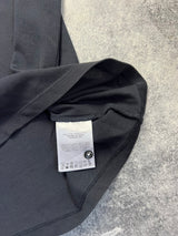Moncler navy large logo polo shirt