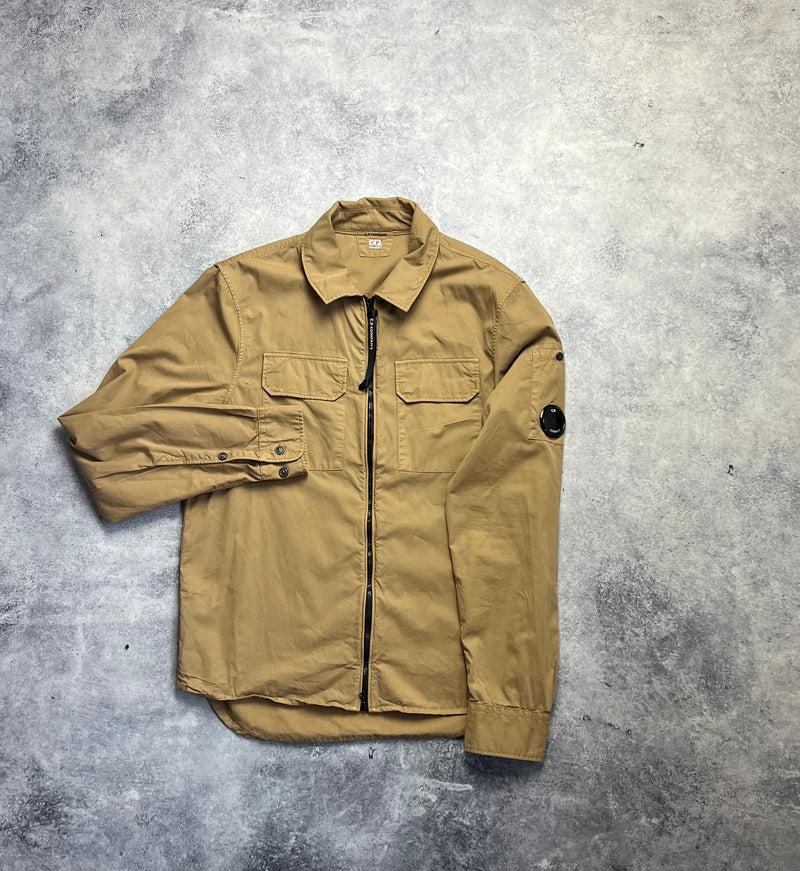 CP company tan beige overshirt