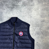 Canada goose navy Hybridge knit vest