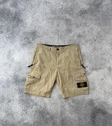 Stone island SS21 beige cargo shorts