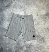 CP company grey cotton shorts